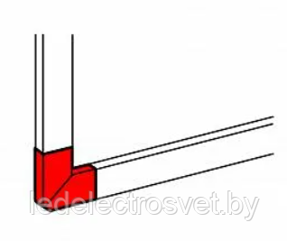 Угол плоский для к-к 35х105