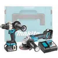 Набор аккумуляторного инструмента MAKITA DLX2430TJ (DDF486Z / DGA504Z / MacPak 4)