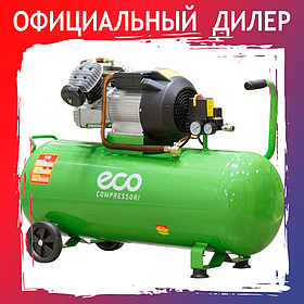 Компрессор ECO AE-1005-3 (440 л/мин, 8 атм, коаксиальный, масляный, ресив. 100 л, 220 В, 2.20 кВт)