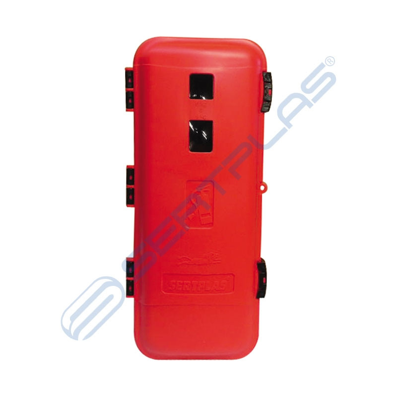 Ящик для огнетушителя пластиковый SERTPLAS 6-9кг - фото 1 - id-p103395081