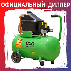 Компрессор ECO AE-501-4 (260 л/мин, 8 атм, коаксиальный, масляный, ресив. 50 л, 220 В, 1.80 кВт)