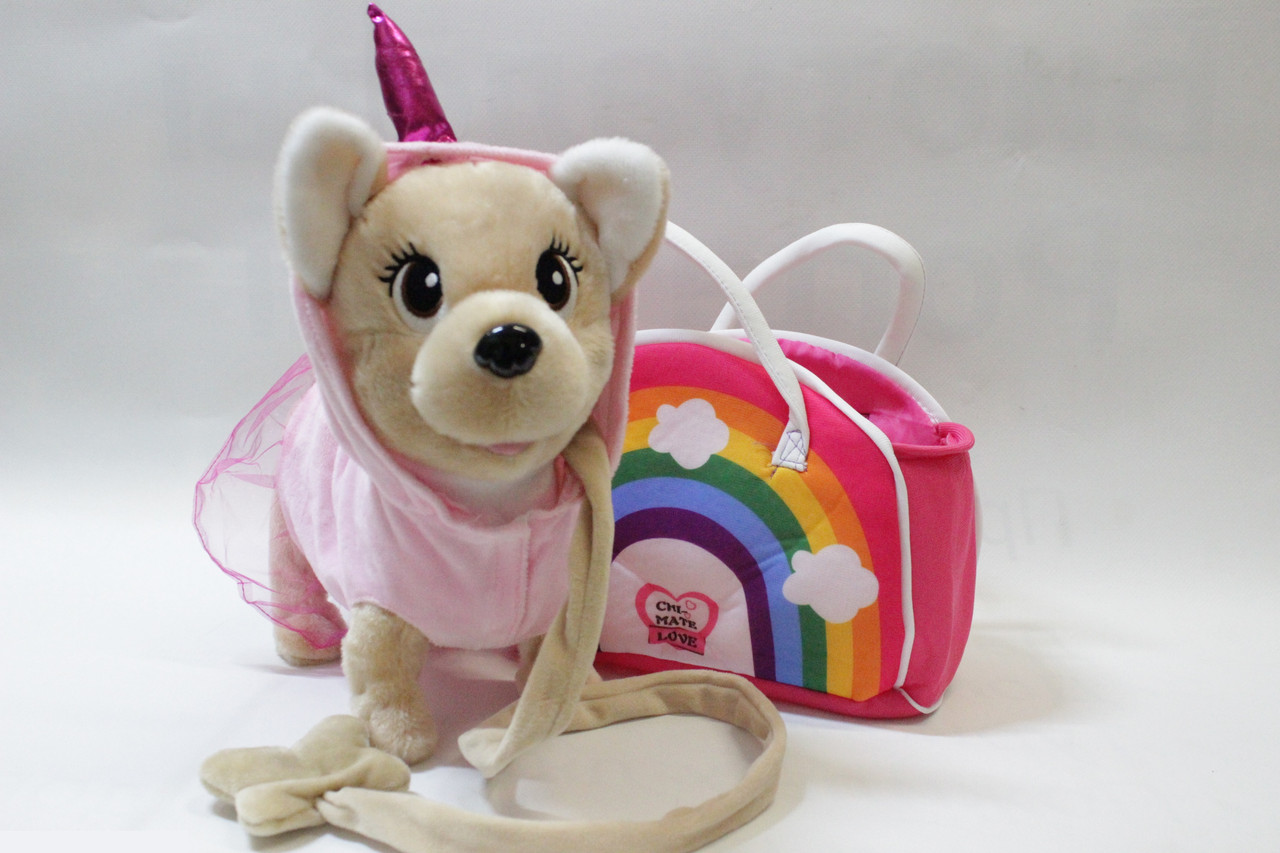 Мягкая игрушка Chi Chi Love с поводком, в сумочке, BL-217 - фото 1 - id-p166877858