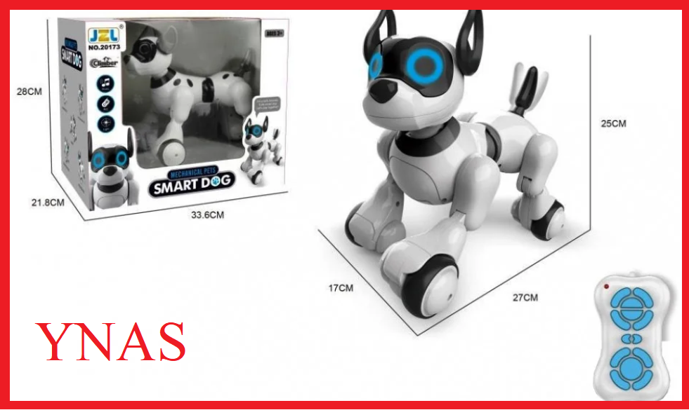 Детская интерактивная игрушка Робот собака на радиоуправлении арт. 20173-1 Свет, Звук, на АКБ
