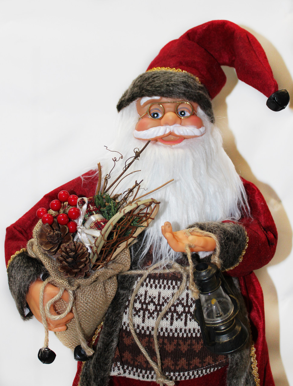 Дед Мороз/Санта Клаус фигурка под елку, арт.121230 (23х45х13) - фото 3 - id-p137808712