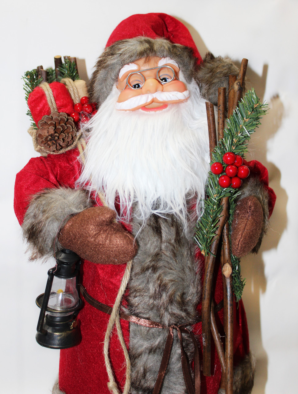 Дед Мороз/Санта Клаус фигурка под елку, арт. 601080 (32х60х25) - фото 3 - id-p158220040