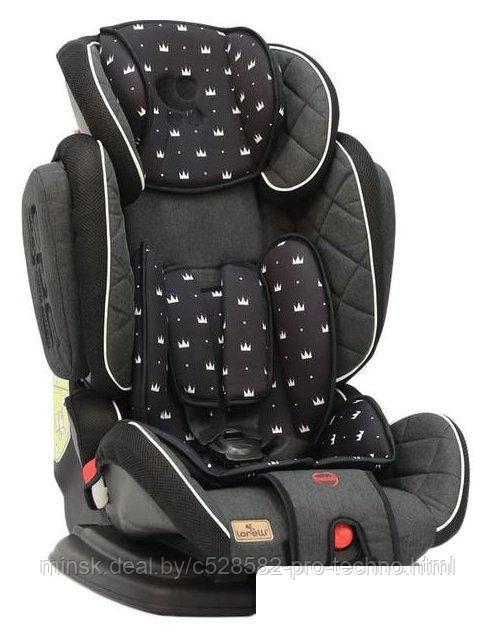 Детское автокресло Lorelli Magic+SPS Premium 2020 (black crowns)