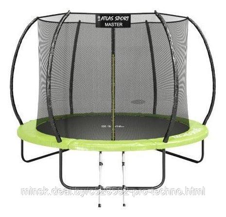 Батут Atlas Sport 252 см - 8ft Master (с лестницей, зеленый)