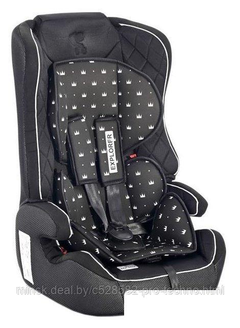 Детское автокресло Lorelli Explorer 2021 (black crowns)