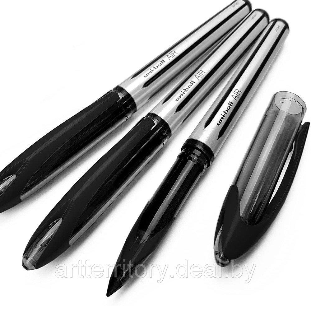 Ручка- роллер Mitsubishi Pencil AIR, 0.7 мм, (черная) - фото 2 - id-p166899304