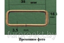 Кольцо овальное RCT 38х16 мм (3,5мм) никель роллинг