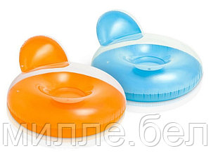 Надувное кресло Pillow-Back Lounge, 137x122 см, INTEX (2 цвета. От 14 лет)