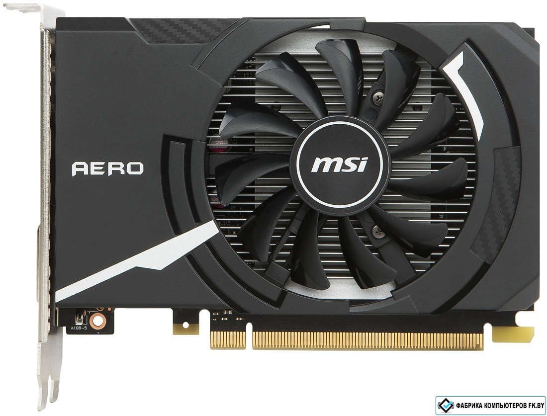 Видеокарта MSI GeForce GT 1030 Aero ITX OC 2GB GDDR4 [GT 1030 AERO ITX 2G OC] - фото 1 - id-p166911665