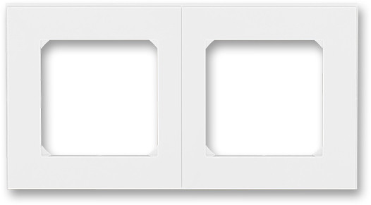 Рамка ABB Levit 2 поста белый / белый