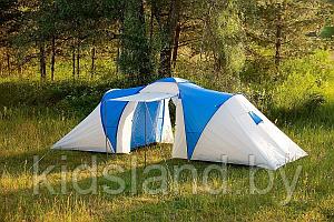 Палатка ACAMPER NADIR blue 6-местная (200+180+200 x 200 x 180/150 см)