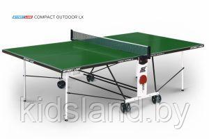 START LINE Start Line Теннисный стол START LINE Compact Outdoor-2 LX GREEN, 6044-11, с сеткой, композитный на