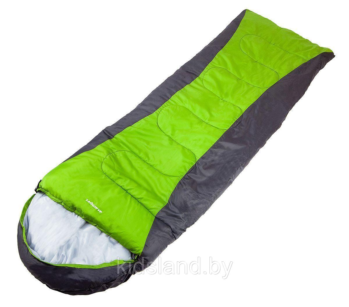 Спальные мешки Acamper Спальный мешок ACAMPER HYGGE 2*200г/м2 (black-green)