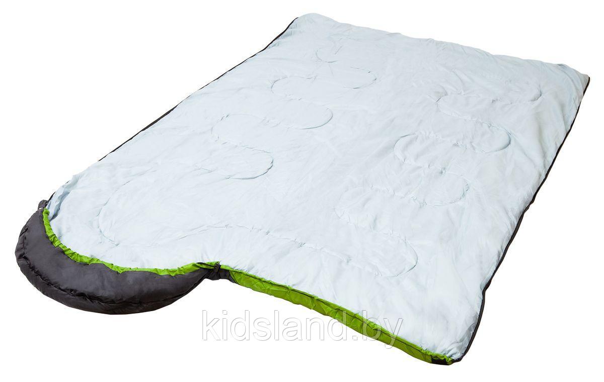Спальные мешки Acamper Спальный мешок ACAMPER HYGGE 2*200г/м2 (black-green) - фото 4 - id-p166916874