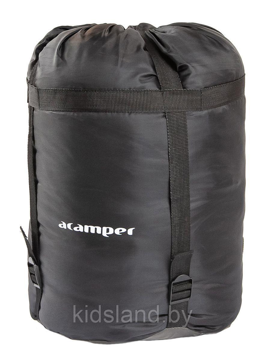 Спальные мешки Acamper Спальный мешок ACAMPER HYGGE 2*200г/м2 (black-green) - фото 5 - id-p166916874