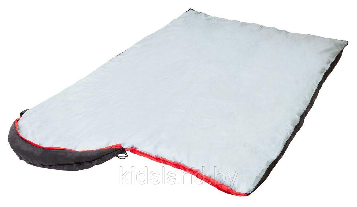 Спальные мешки Acamper Спальный мешок ACAMPER HYGGE 2*200г/м2 (black-red) - фото 4 - id-p166916875