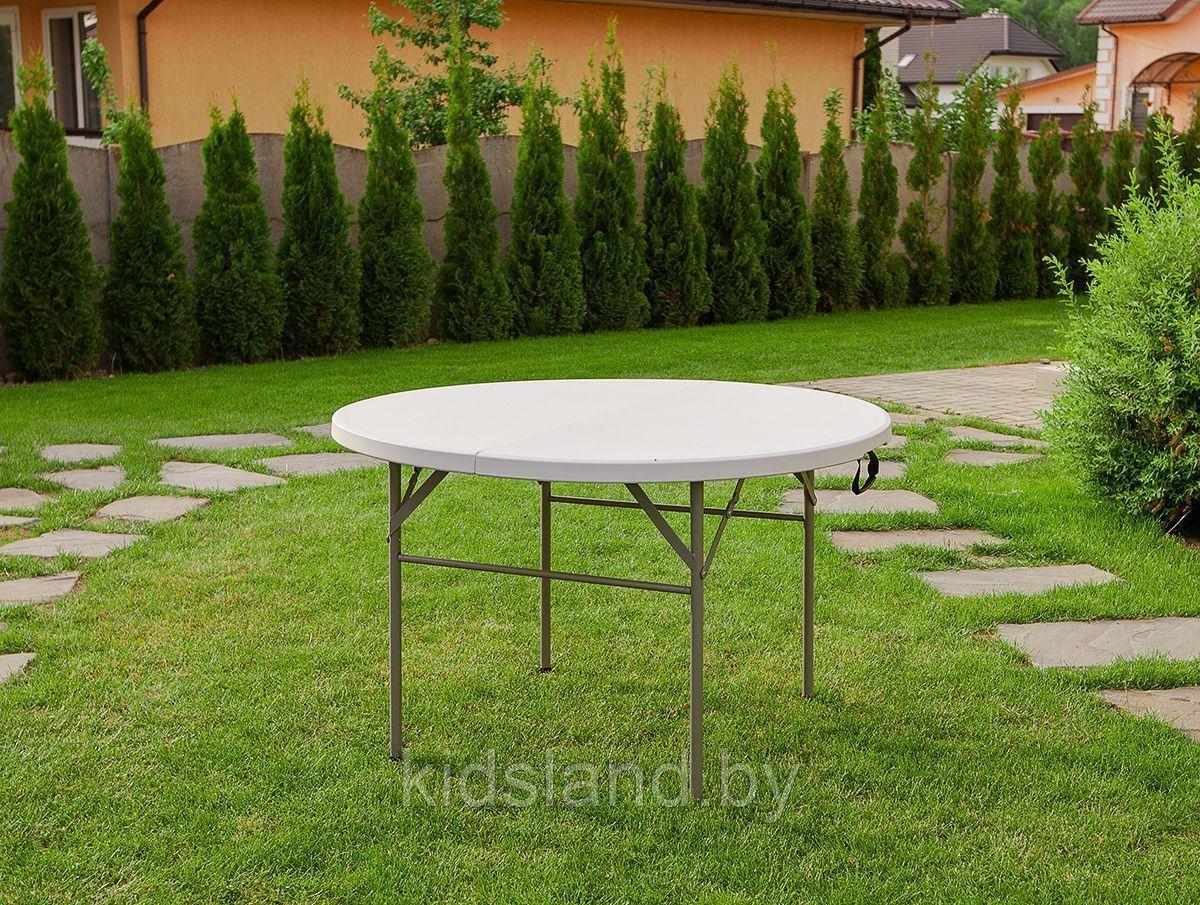 Набор складной садовой мебели CALVIANO (стол круглый 122см и 4 стула) - фото 3 - id-p166916882