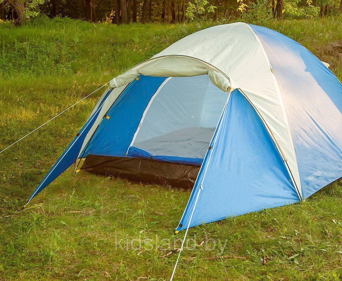 Палатка ACAMPER ACCO (95+205х180х120 см) blue - фото 2 - id-p166916910
