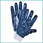 Перчатки Нитриловые полное облитие (манжета) (маслобензостойкие) Цвет: синий, фото 2