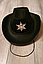 Шляпа Шерифа со звездой ,черная ( ковбойская шляпа), фото 4