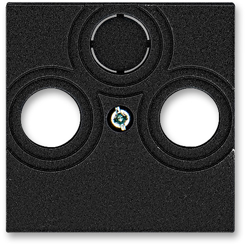 Накладка ABB Levit для розеток TV-R / TV-R-SAT антрацит