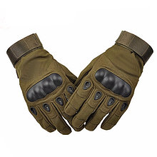 Перчатки Tactical PRO со вставкой (оlive). Размер L.