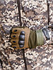 Перчатки Tactical PRO со вставкой (оlive). Размер XXL., фото 8