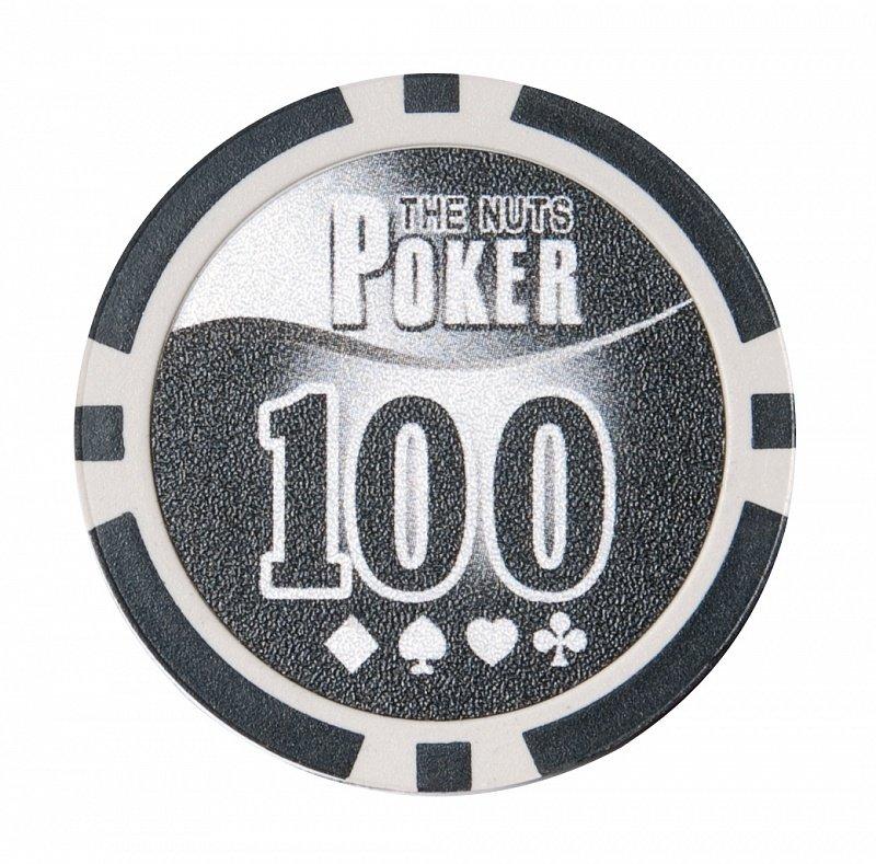 Игра "Набор для покера в чемодане NUTS" 100 фишек - фото 6 - id-p166922931