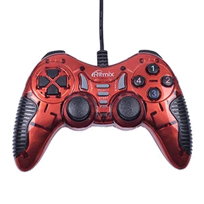 Геймпад RITMIX GP-007 Red, PC, USB, 2 джойстика,19 кнопок, вибро, блистер, фото 2