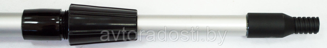 Щетка для мытья автомобиля (алюминиевая телескопическая ручка (100-170 см.) с краном подачи воды) - фото 2 - id-p166873465