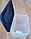 Контейнер универсальный на защелке (22*15,5*13), прозрачный/синий, фото 3