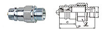 Корпус муфты разрывной М16*1,5 (папа, нар.р.)