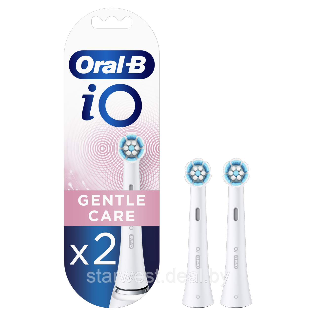 Oral-B Braun iO Series Gentle Care 2 шт. Насадки для электрических зубных щеток - фото 1 - id-p166942781
