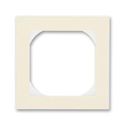 Рамка ABB Levit 1 пост 55х55 для механизмов BJE слоновая кость / белый (для терморегуляторов)