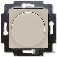 Светорегулятор ABB Levit поворотно-нажимной 60-600 Вт R макиато / белый