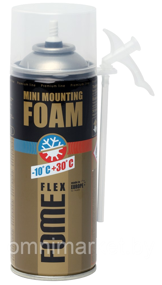 Пена монтажная бытовая FOME FLEX Mini Mounting Foam всесезонная 230 мл (01-3-2-006), Польша