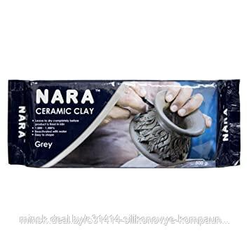 Керамическая глина NARA CERAMIC CLAY 500г серая