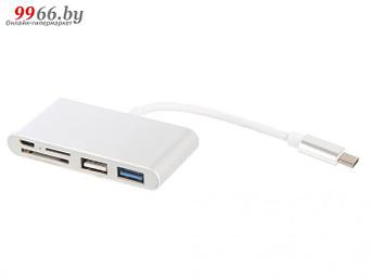 Адаптер Red Line Multiport Adapter Type-C 5-in-1 Lite Silver УТ000015894