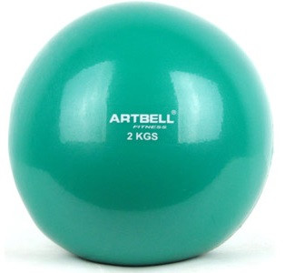 Мяч утяжеленный 2 кг (зеленый) Artbell GB13-2
