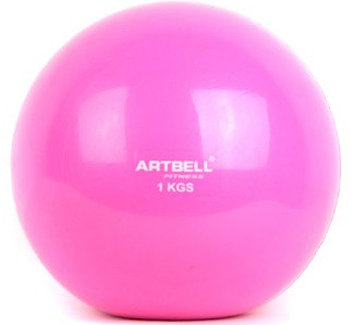 Мяч утяжеленный 1 кг (розовый) Artbell GB13-1