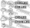 CHB-LEG FEBEST подшипник опоры амортизатора!\ Daewoo Leganza 97>, фото 2