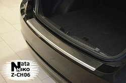 Накладки на бамперадля Honda Accord 2013- Z-HO10 (1 шт.) С Загибом, Natanika
