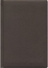 Ежедневник А5, 128л, ПИТОН тёмно-коричневый, пухлая обложка, недатированный
