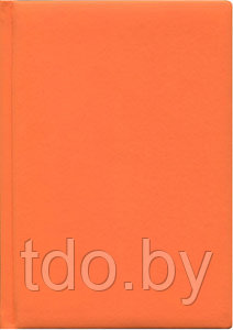 Ежедневник А5, 128л, ТАЧ оранжевый, пухлая обложка, недатированный - фото 1 - id-p166953541