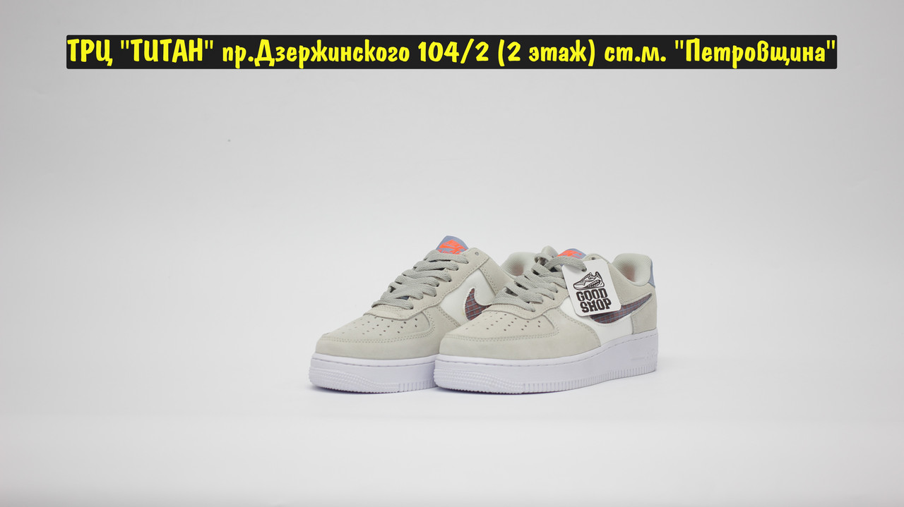 Кроссовки Nike Air Force 1 '07 LV8 Pure Platinum White - фото 1 - id-p162467737