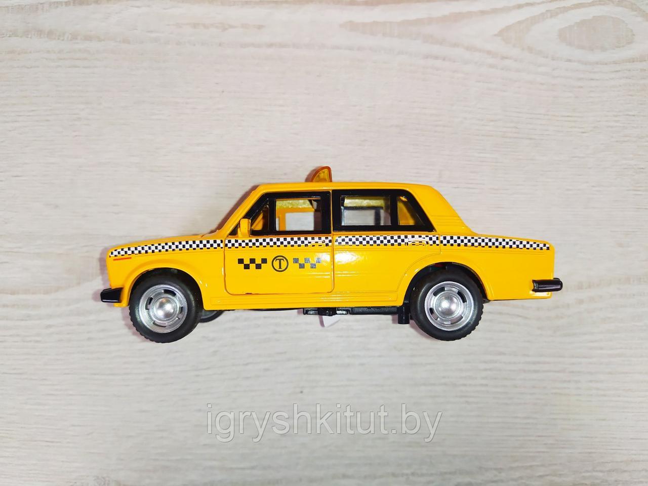 Машина инерционная Такси, металл, двери открываются, музыка и свет - фото 5 - id-p166998303