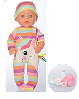 Интерактивная кукла "Yale baby" с аксессуарами, 40 см, арт.YL171019O